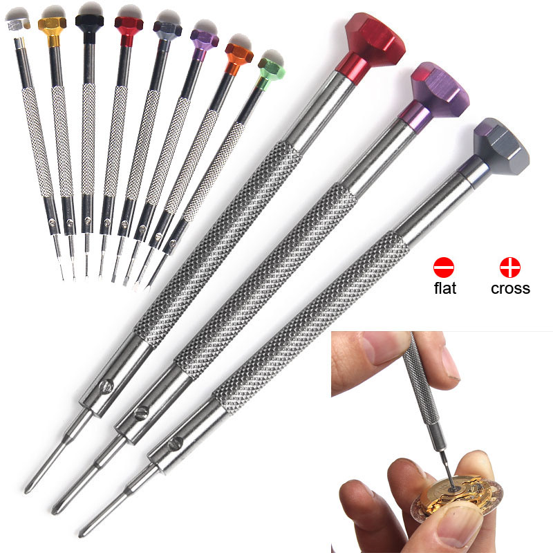 Watchmaker Screwdriver - 0.6-2.0mm Alloy Stainless Steel Screwdriver for