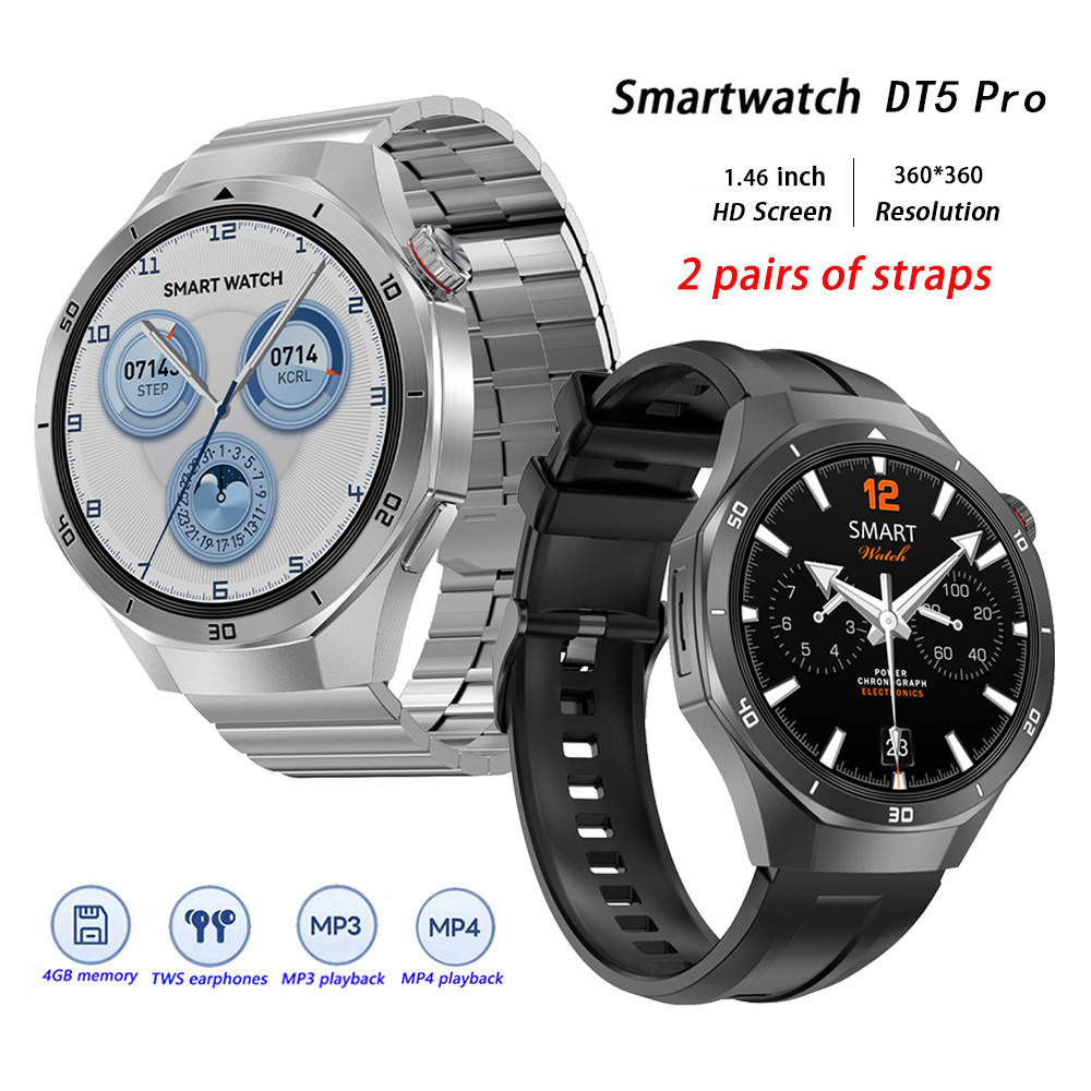 Smartwatch Digital Watches For Women - DT5 Pro Smart Watch for Men