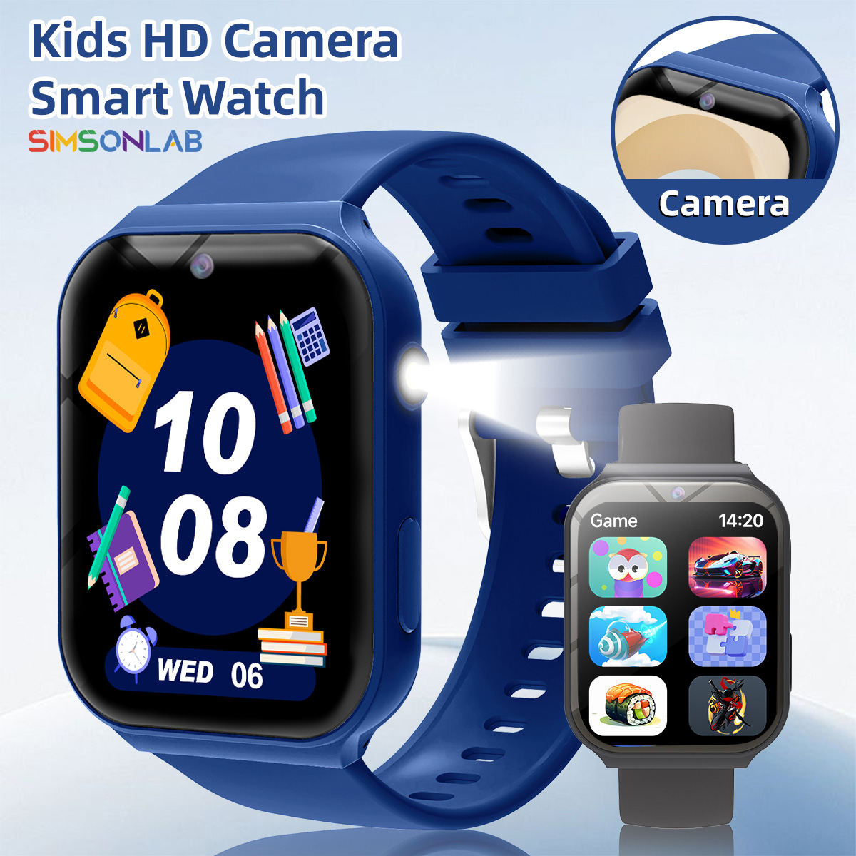 Smartwatch Watches For Kid Girl - Study Partners for Kids HD Camera
