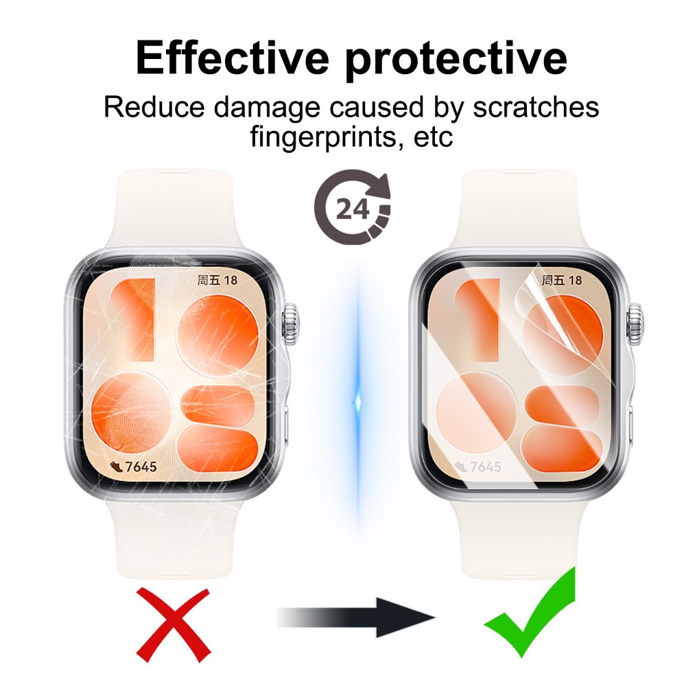 Soft Flexible Hydrogel Protect - Huawei Smartwatch Watch Fit recension och pris