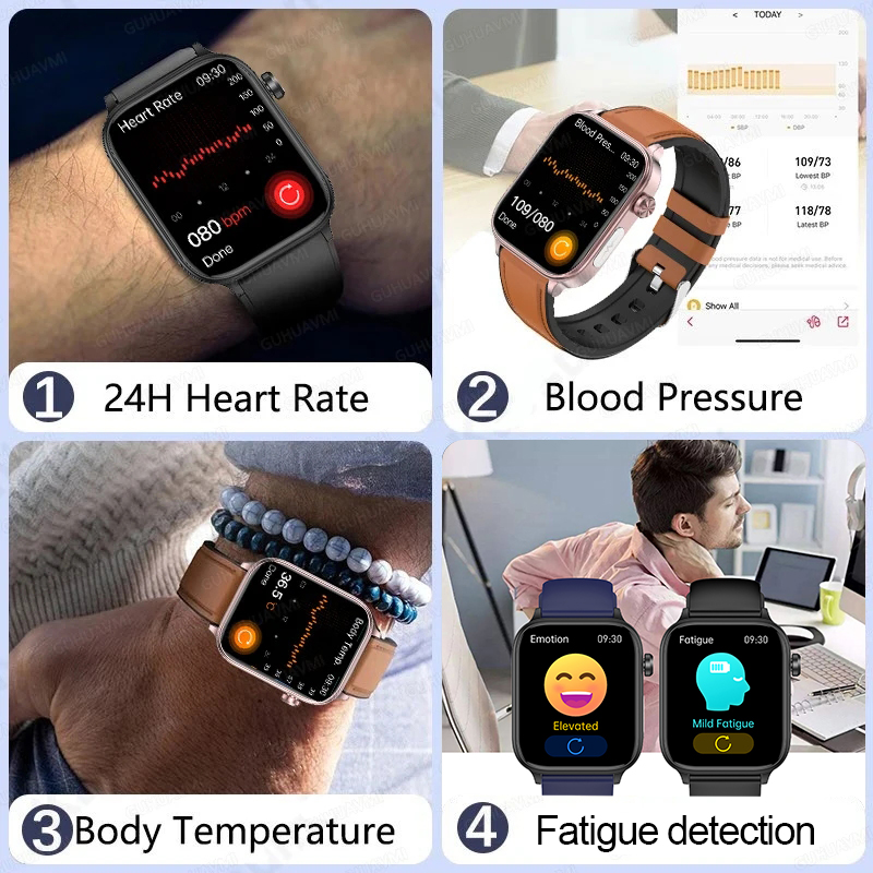 2025 New For XIAOM1 ECG+PPG Bl - Smartwatch Professional Watches For Men recension och pris