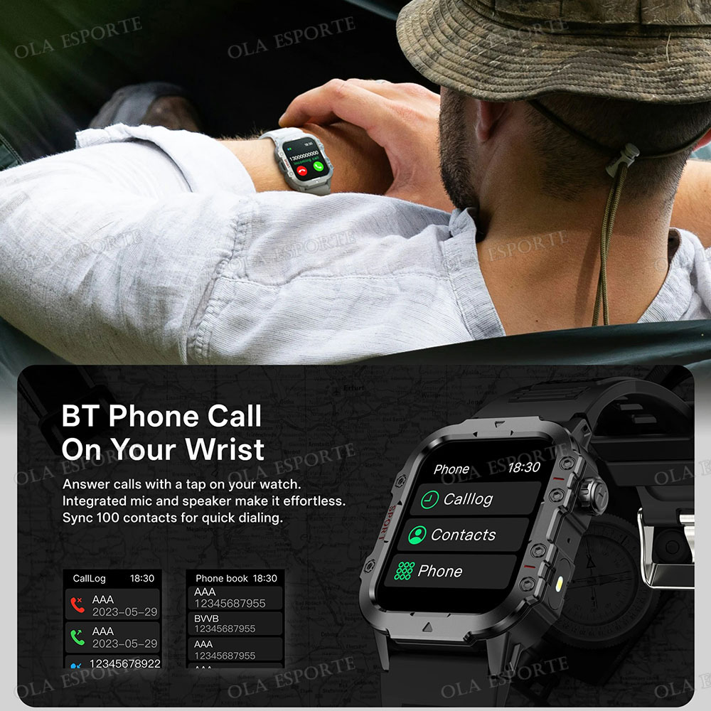 2026 New Rugged Military GPS S - Smartwatch Rugged Watches For Men recension och pris