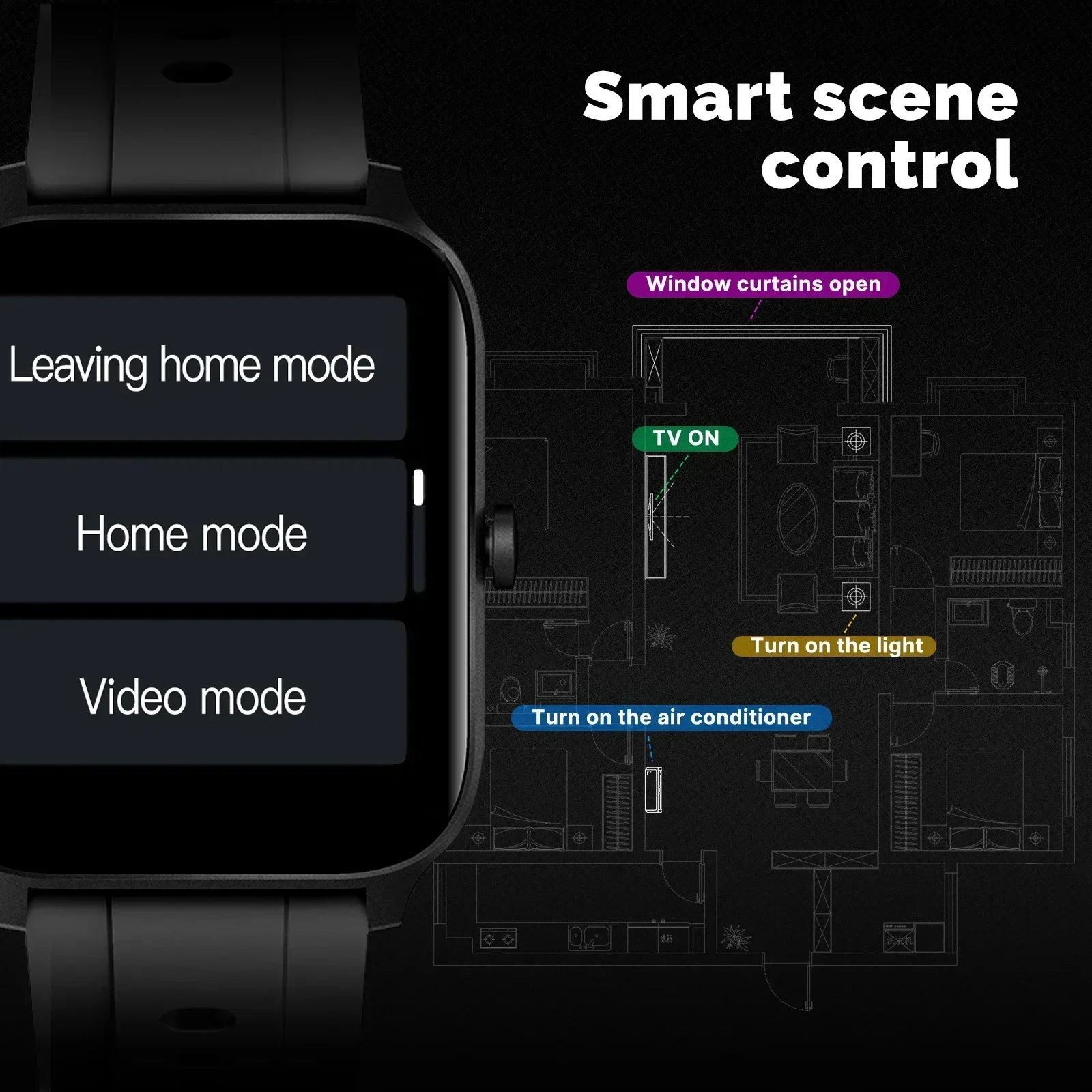 MOES Smart Watch Alexa Built-i - Watch Iwo recension och pris