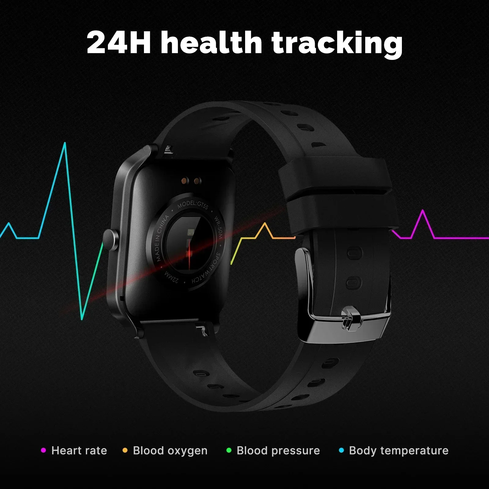MOES Smart Watch Alexa Built-i - Watch Iwo recension och pris
