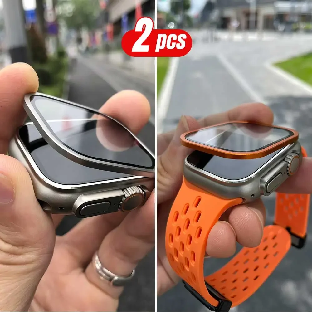2PCS Titanium Metal Frame for  - Smartwatch Watches For Men recension och pris