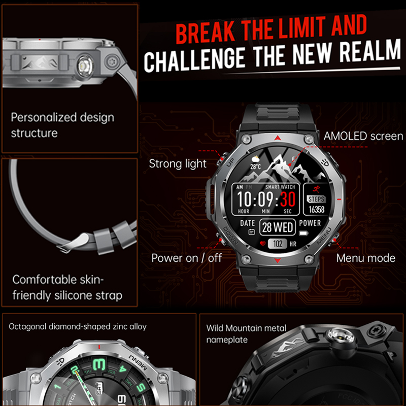 2026 New T-Rex 3 Ultra Outdoor - Smartwatch Professional Watches For Men recension och pris