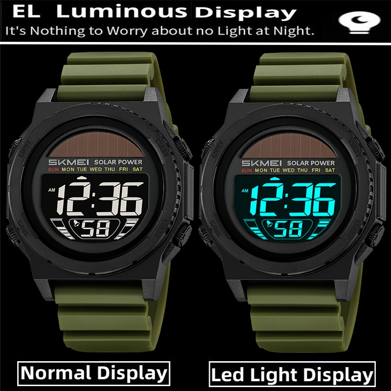 Skmei Solar Energy Digital Wat - Tide Watch Surf recension och pris