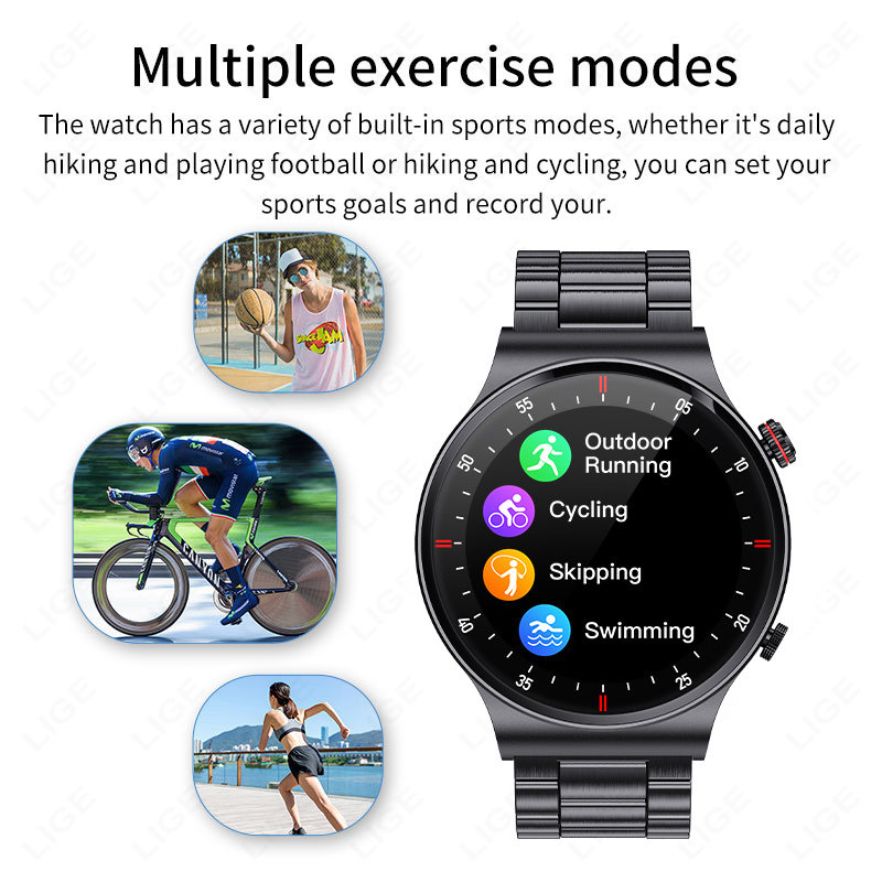 LIGE 2026 NFC Smart Watch Men  - Smartwatch Watches Gift For Women recension och pris