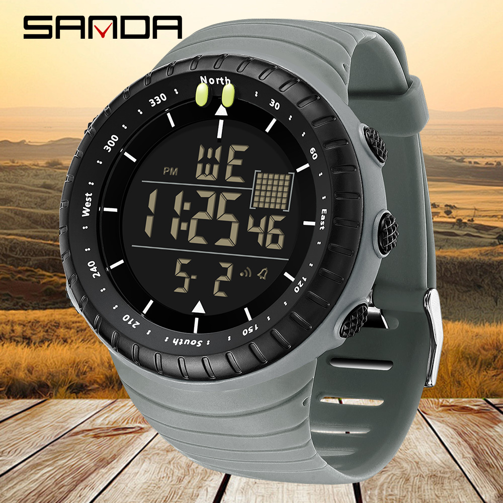 SANDA New 6256 Men's Electroni - Tide Watch Surf recension och pris
