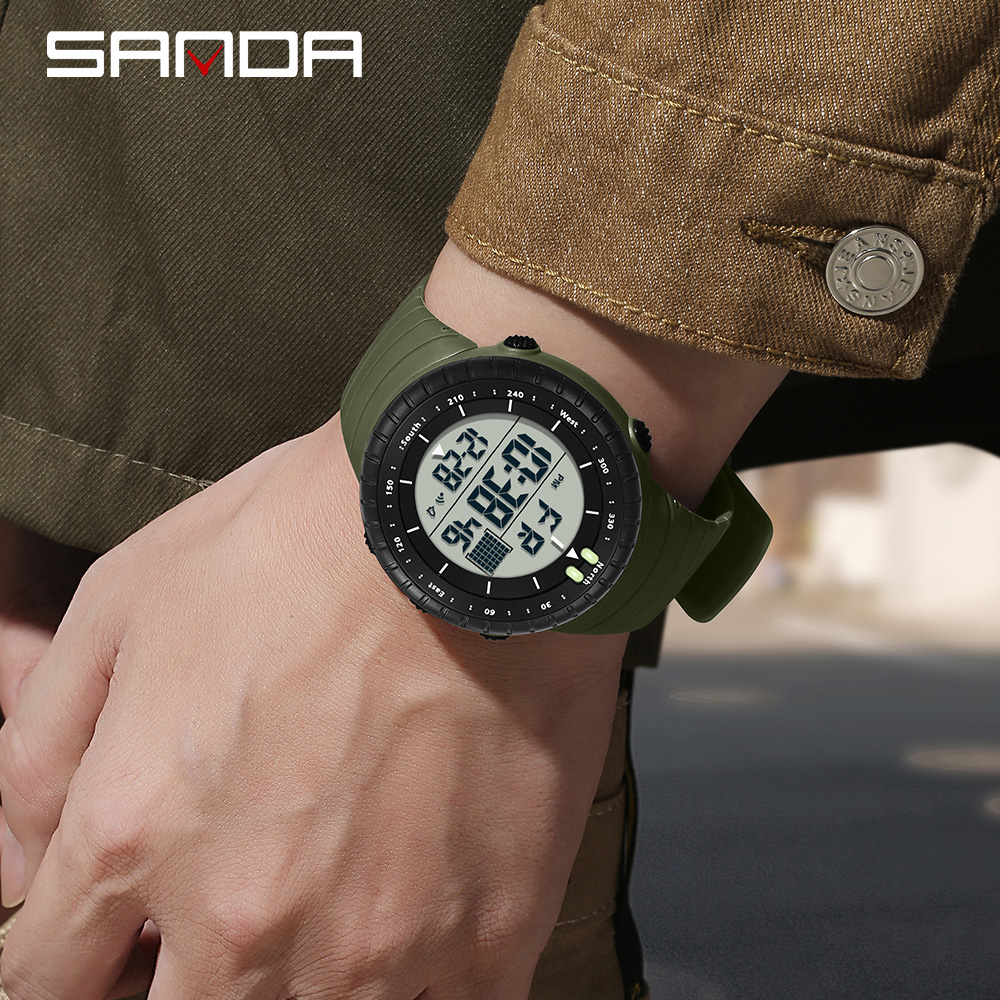 SANDA New 6256 Men's Electroni - Tide Watch Surf recension och pris