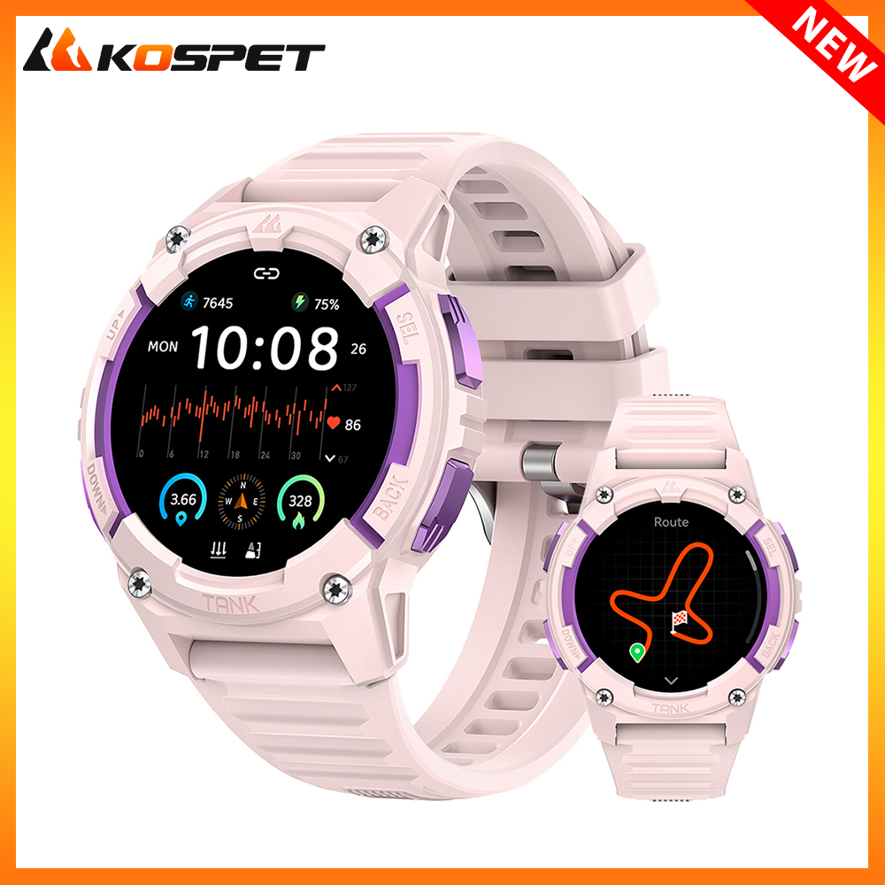 KOSPET TANK S2 GPS Smart Watch - Smartwatch Digital Watches For Women recension och pris