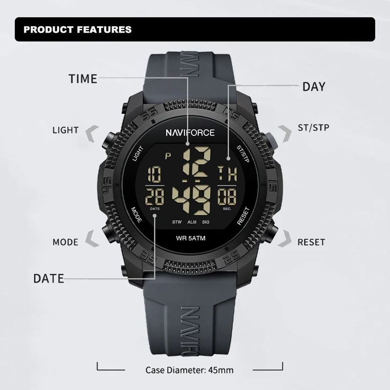 New Style NAVIFORCE Fashion Wa - Tide Watch Surf recension och pris