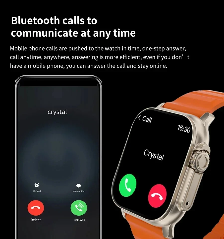 New Smartwatch Men 49mm Series - Watch Iwo recension och pris