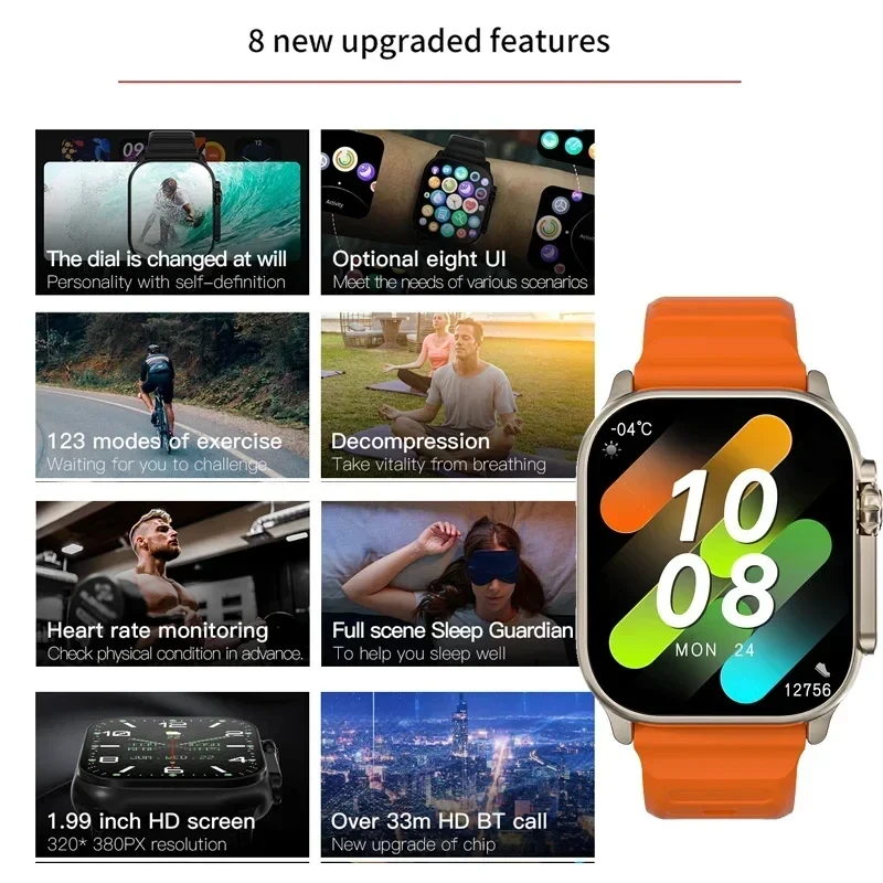 New Smartwatch Men 49mm Series - Watch Iwo recension och pris