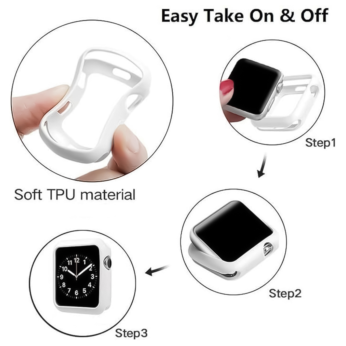 TPU Silicone Case For Huawei W - Huawei Smartwatch Watch Fit recension och pris