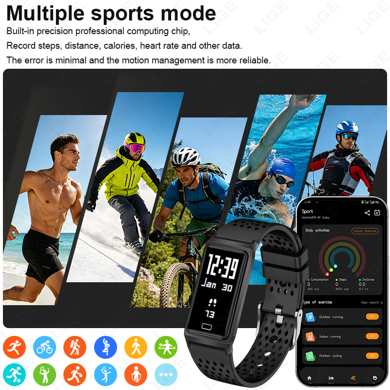 New Ultra-Slim 4.9mm Smart Wat - Smartwatch Slim Watches For Men recension och pris