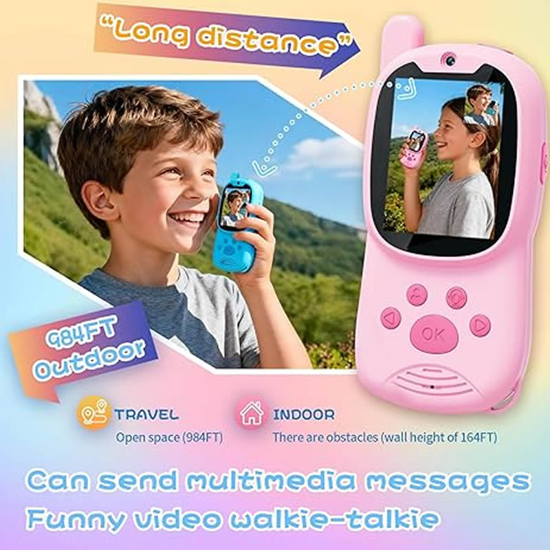 Walkie Talkies Cute 2Pack Rech - Smartwatch Watches For Kid Girl recension och pris