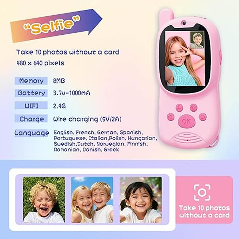 Walkie Talkies Cute 2Pack Rech - Smartwatch Watches For Kid Girl recension och pris