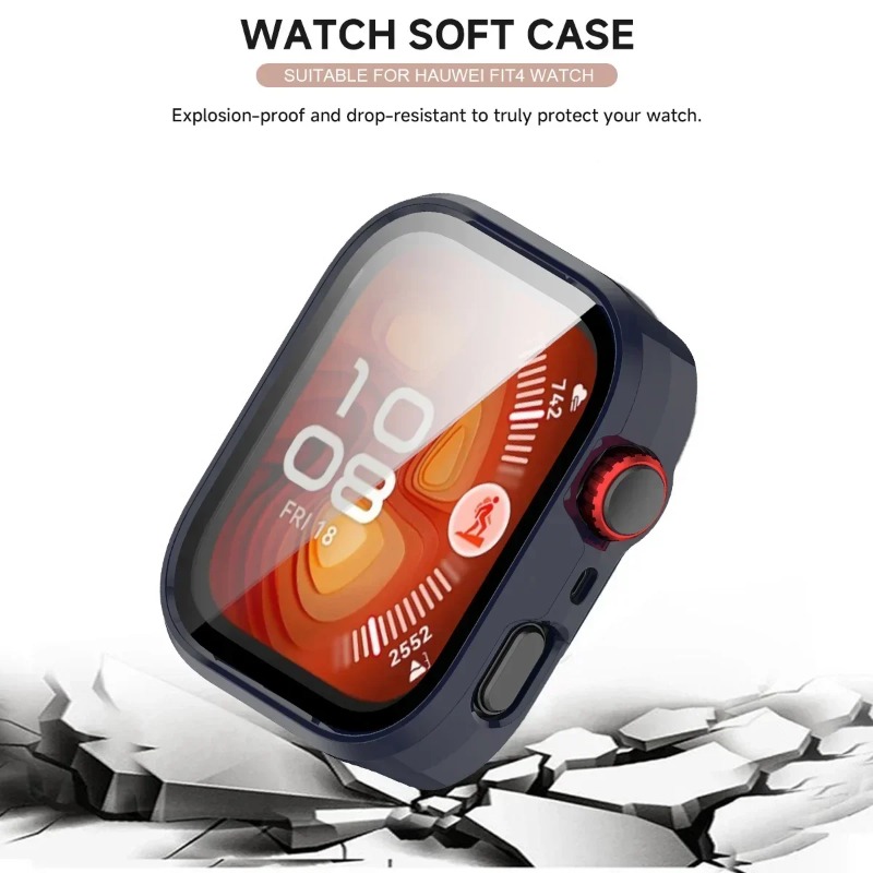 Silicone PC Case+Glass For Hua - Huawei Smartwatch Watch Fit recension och pris