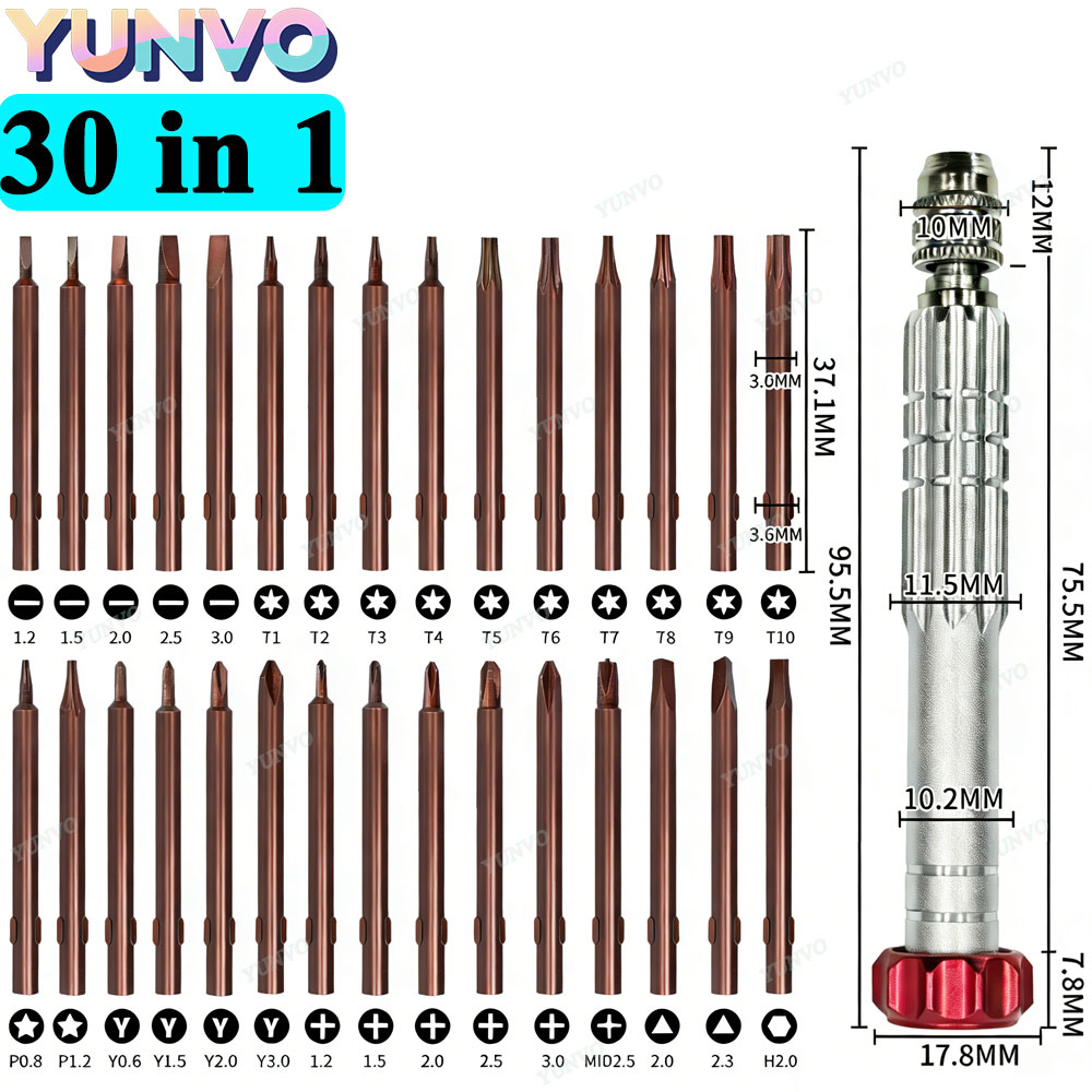 30 in 1 Magnetic Precision Scr - Watchmaker Screwdriver recension och pris