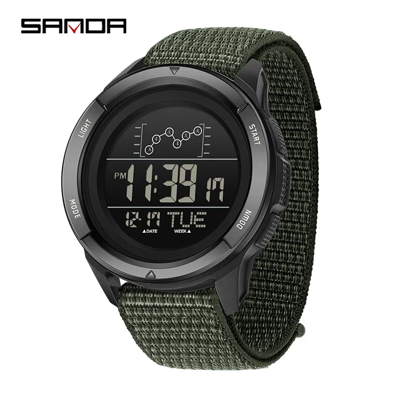 SANDA 2198 Men's LED Digital S - Tide Watch Surf recension och pris