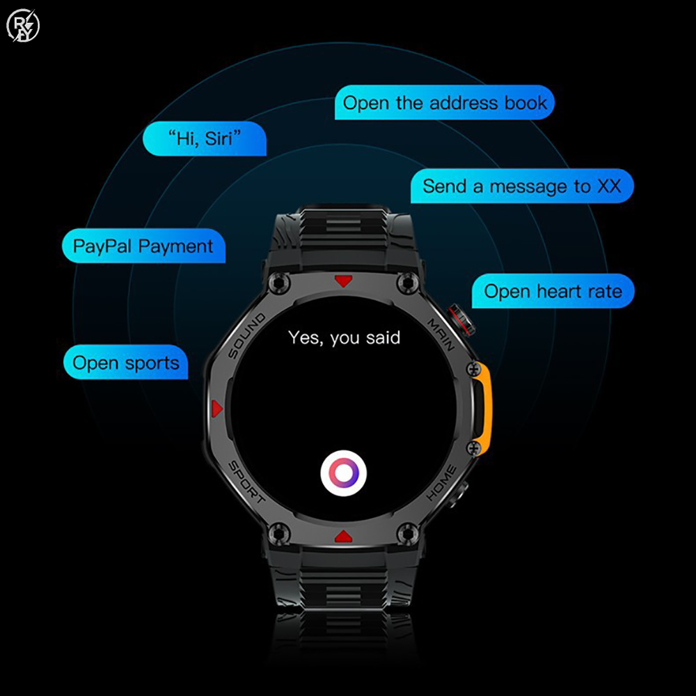 MA31 5ATM Waterproof Smart Wat - Smartwatch Rugged Watches For Men recension och pris