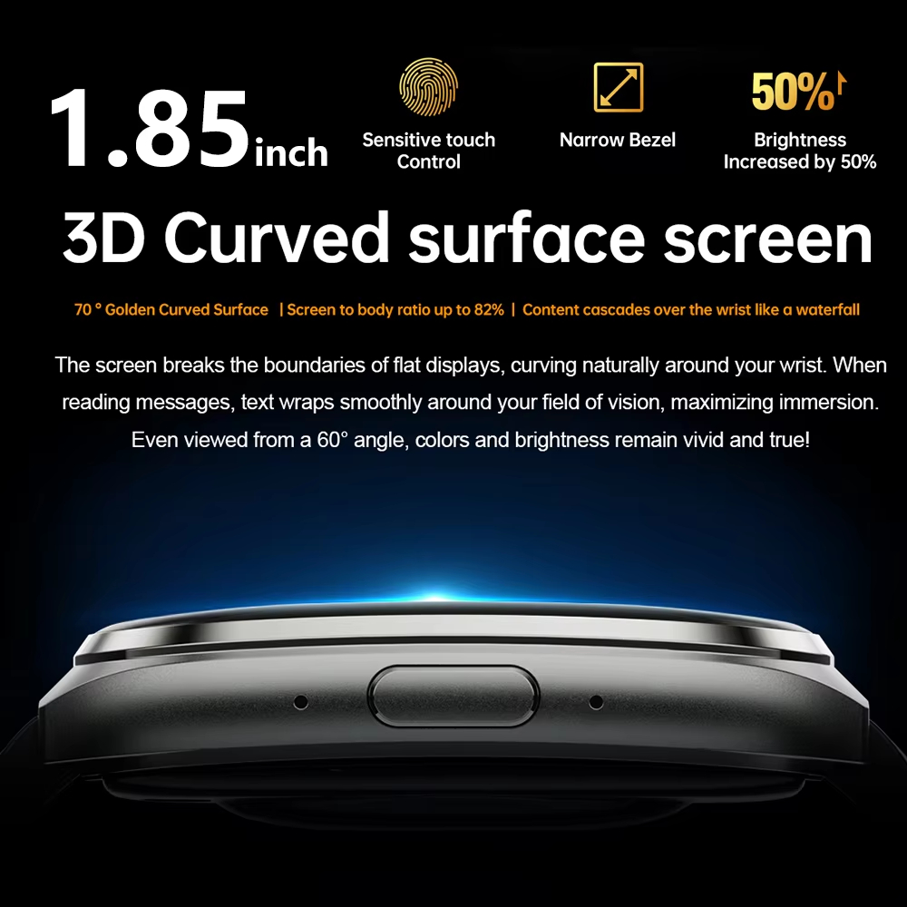 AMOLED 2026 HD 3D Curved surfa - Smartwatch Watches Gift For Women recension och pris