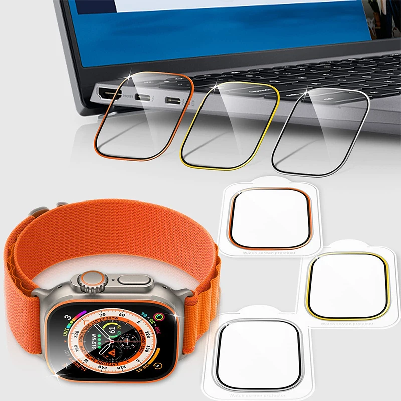 Tempered Glass for Apple Watch - Smartwatch Watches For Men recension och pris