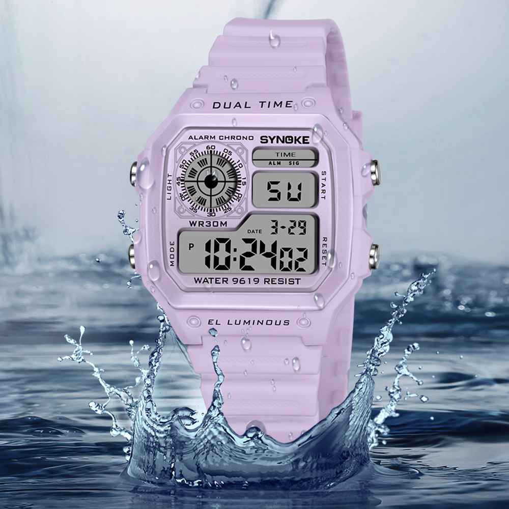 SYNOKE Digital Watches Lady Sp - Tide Watch Surf recension och pris