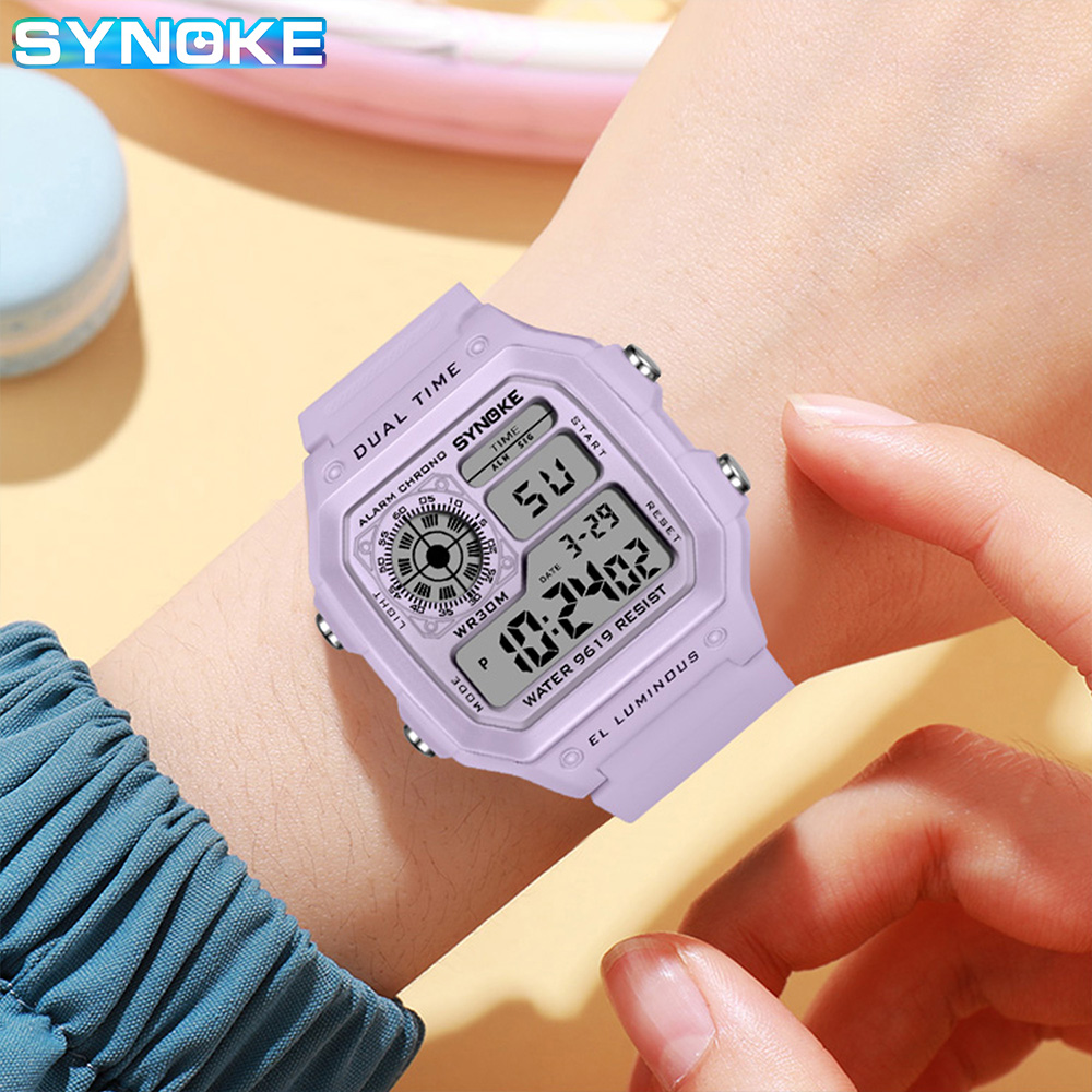 SYNOKE Digital Watches Lady Sp - Tide Watch Surf recension och pris