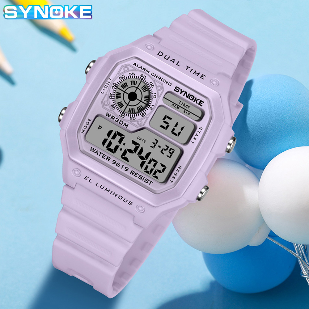 SYNOKE Digital Watches Lady Sp - Tide Watch Surf recension och pris