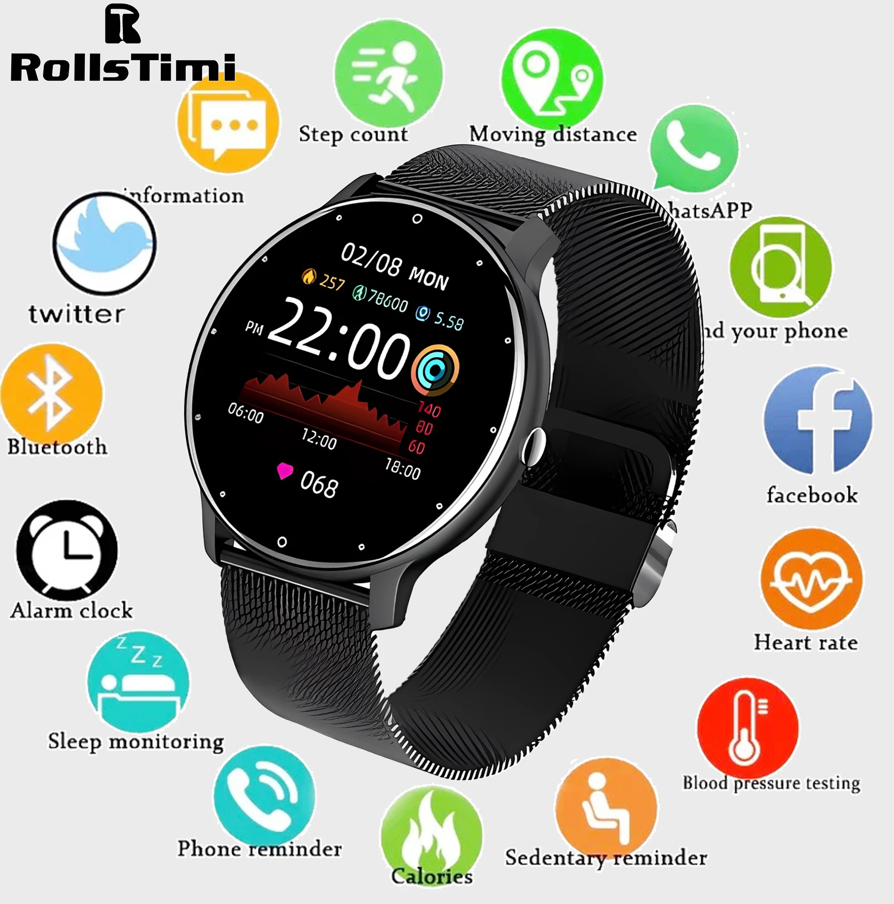 Smart Watch Men Bluetooth Call - Watch Iwo recension och pris
