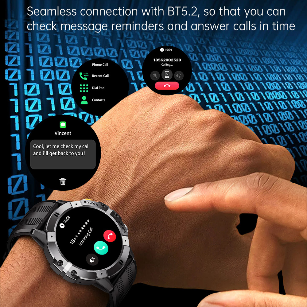Outdoor Military Smart Watch B - Watch Iwo recension och pris