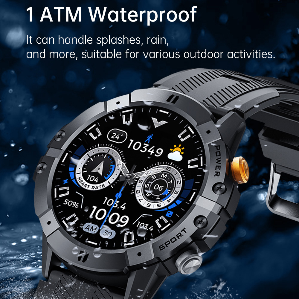 Outdoor Military Smart Watch B - Watch Iwo recension och pris