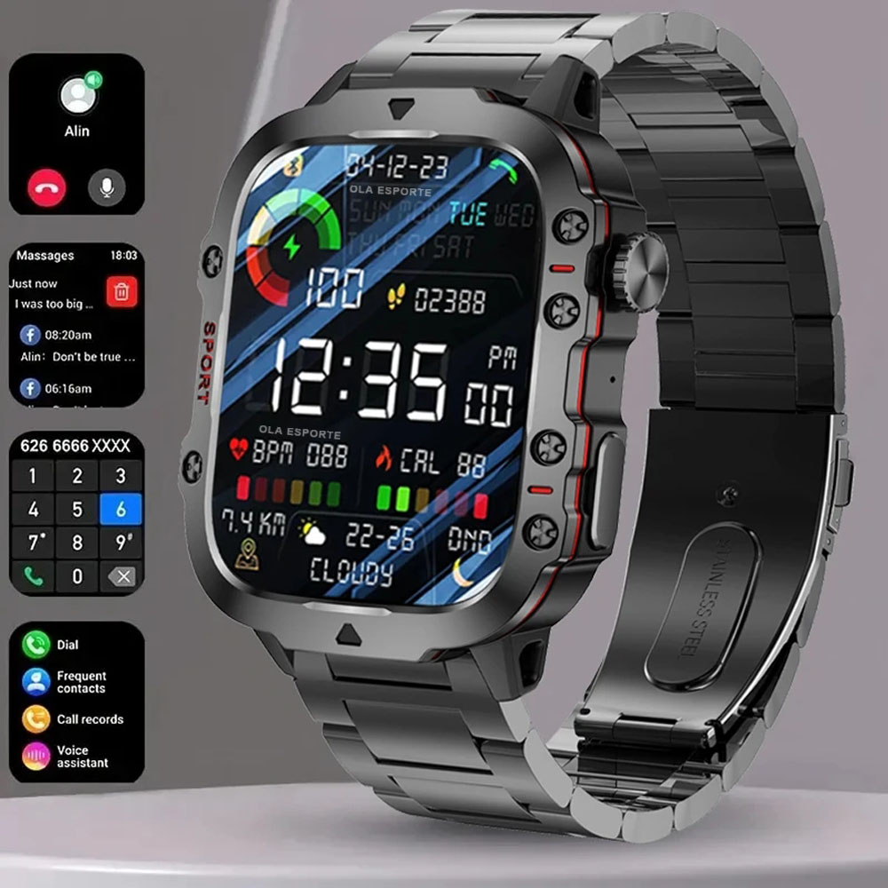 2025 New Military Smart Watch  - Watch Iwo recension och pris