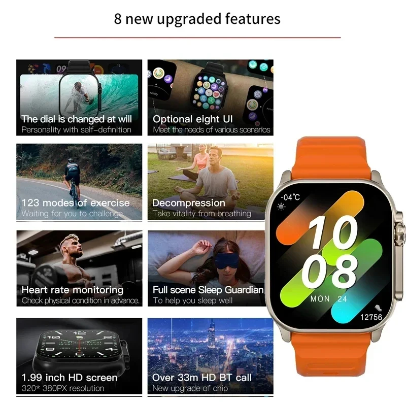 Lenovo T900 Smart Watch Ultra  - Watch Iwo recension och pris