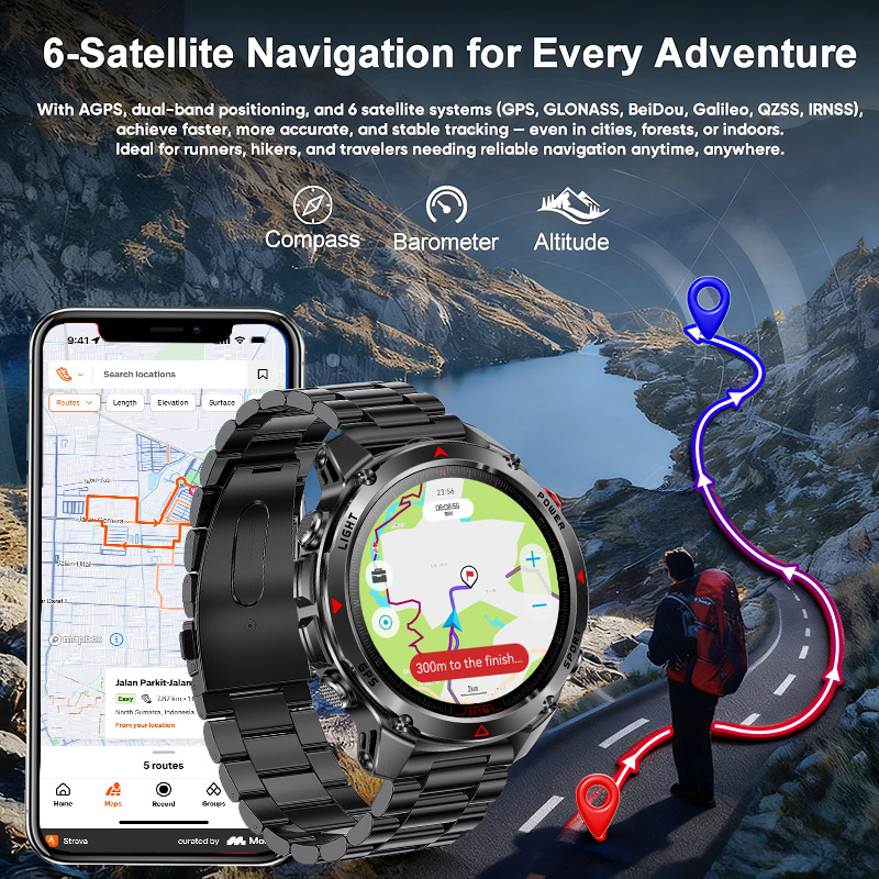 T-Rex 3 Pro Military Grade AGP - Smartwatch Professional Watches For Men recension och pris