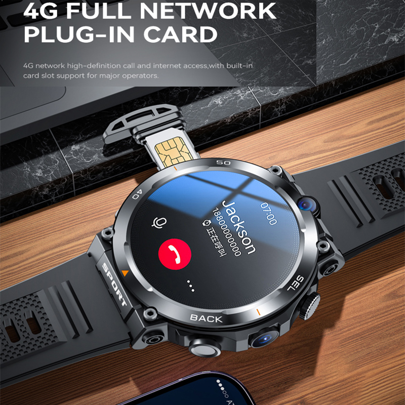 New Google Play 1.39-inch 4G N - Smartwatch Rugged Watches For Men recension och pris
