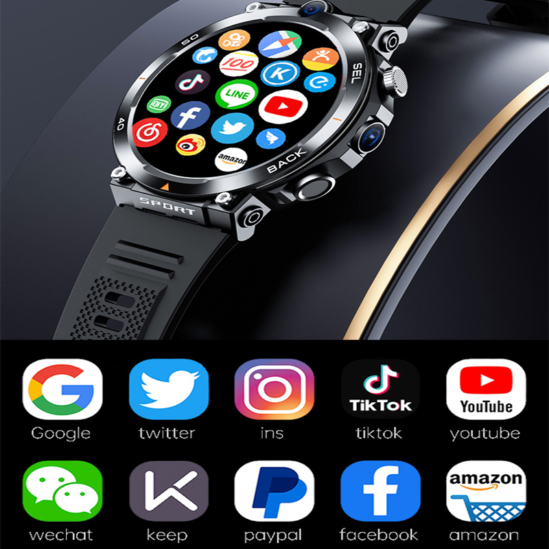 New Google Play 1.39-inch 4G N - Smartwatch Rugged Watches For Men recension och pris