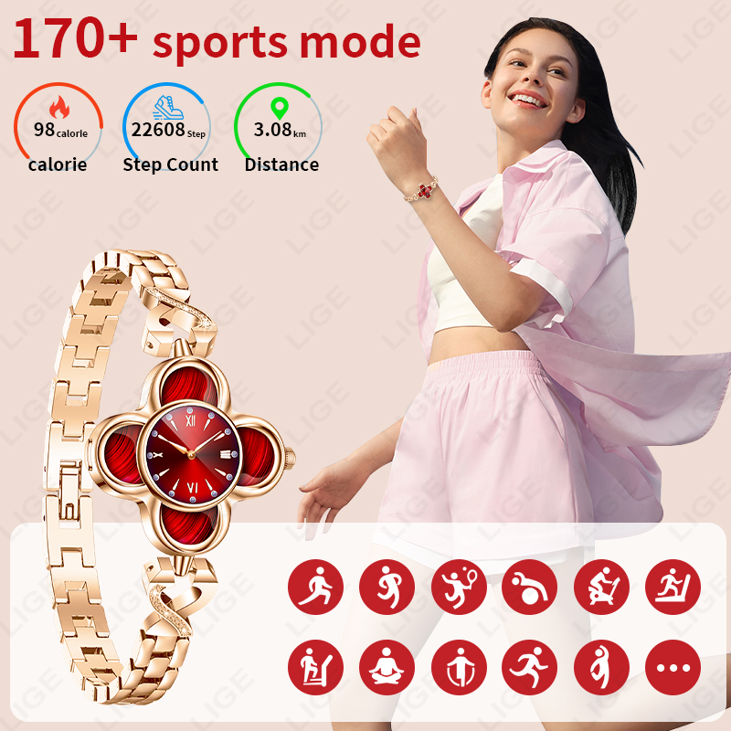 LIGE Quartz Smartwatch AI Brac - Smartwatch Digital Watches For Women recension och pris