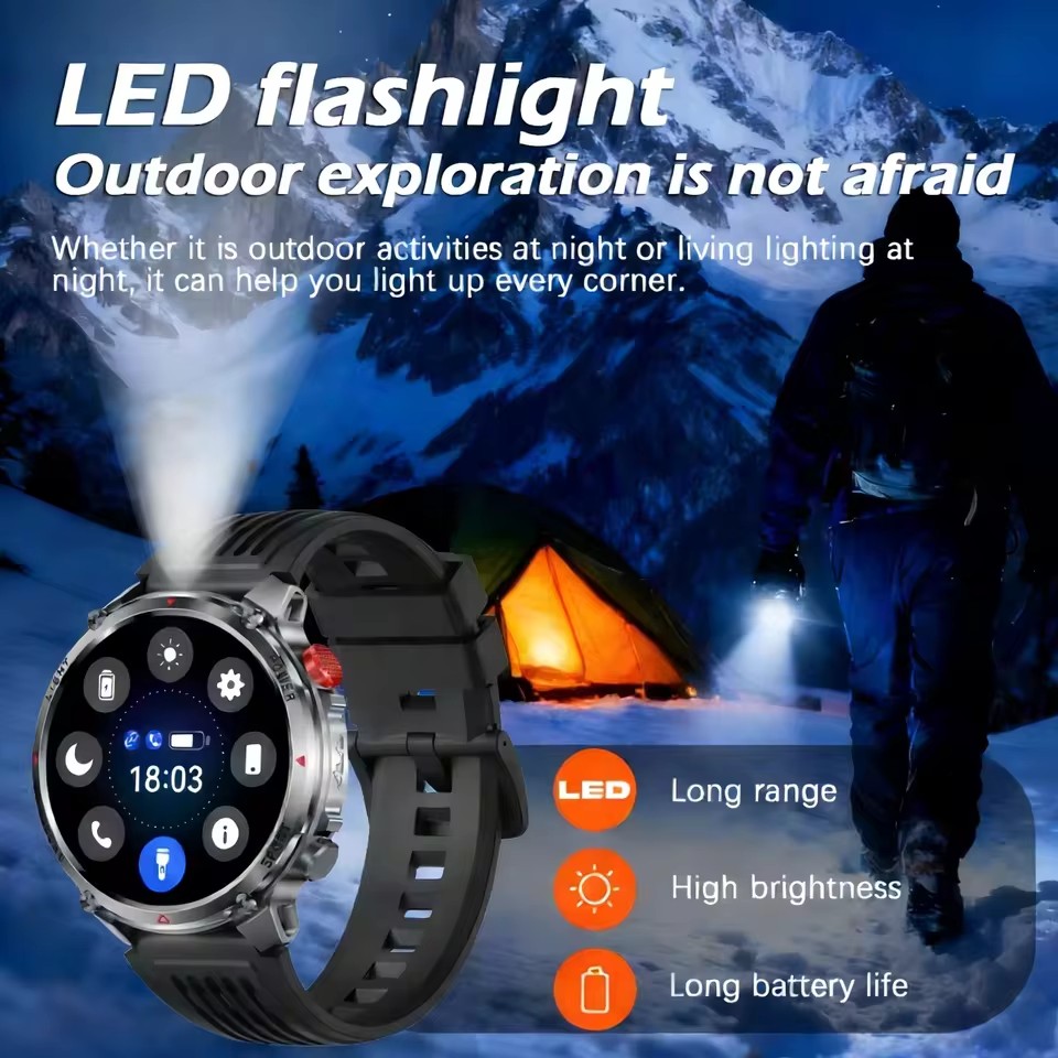 New Men Outdoor Military Smart - Smartwatch Professional Watches For Men recension och pris
