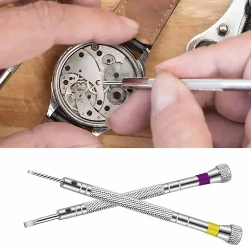 5pcs/set 0.8-1.6mm Steel Screw - Watchmaker Screwdriver recension och pris