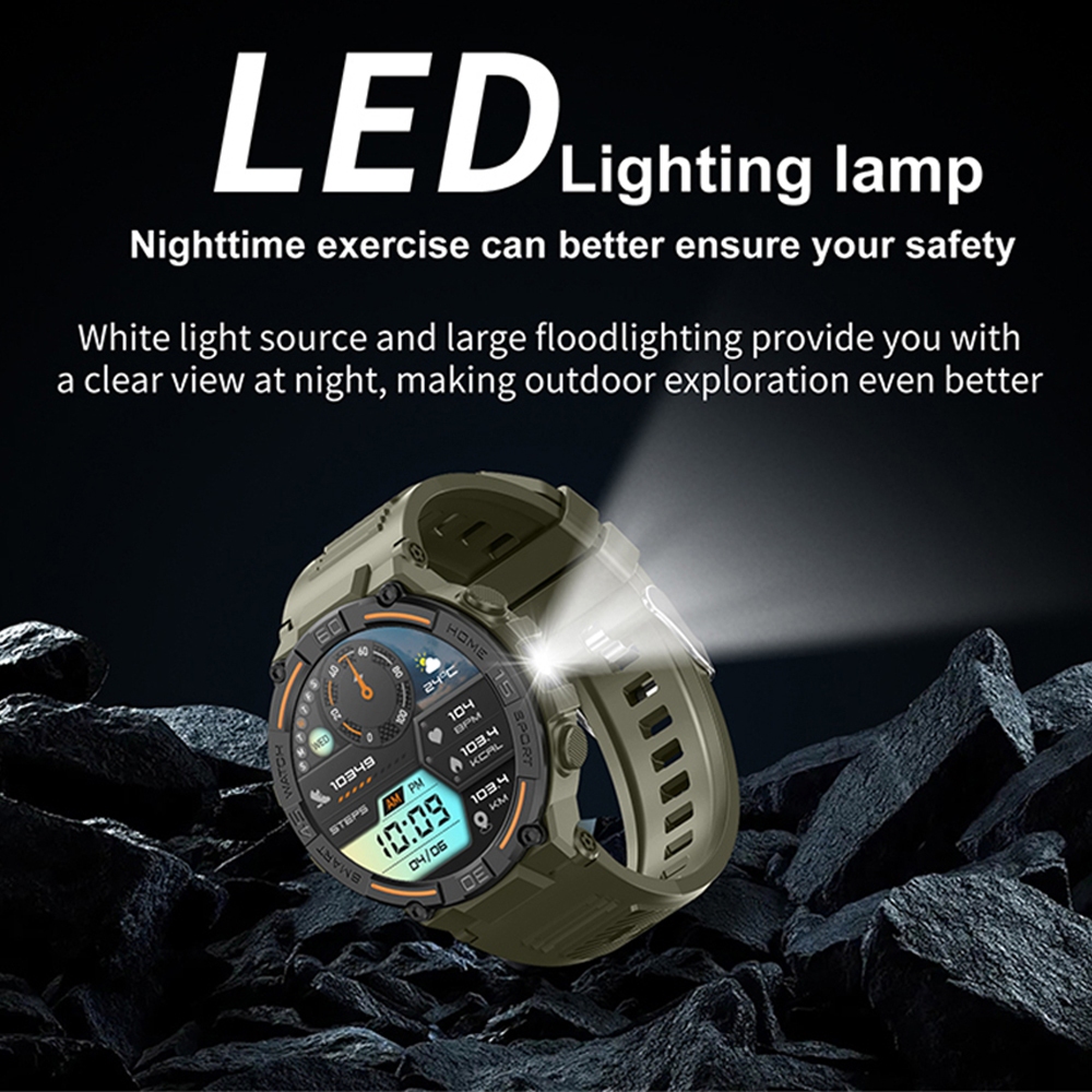 Outdoor Military Rugged Smartw - Smartwatch Rugged Watches For Men recension och pris
