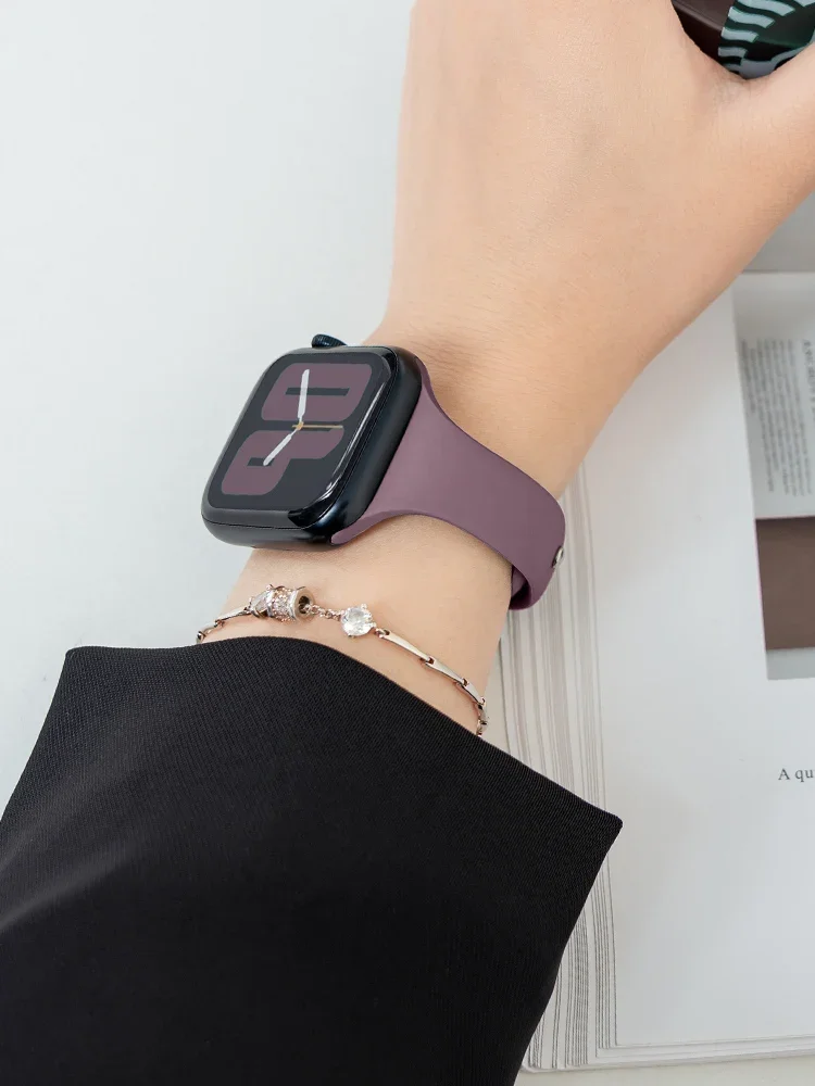 Slim Silicone strap for Apple  - Smartwatch Slim Watches For Men recension och pris