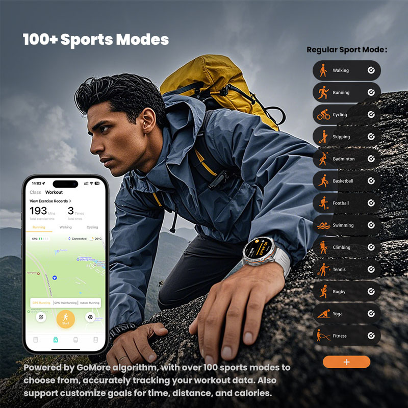 2026 New Military TANK X3 Smar - Smartwatch Professional Watches For Men recension och pris