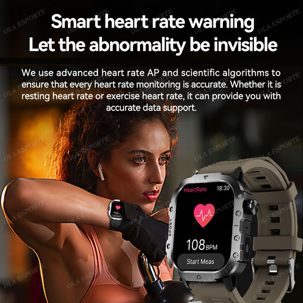 New Rugged Military Flashlight - Smartwatch Rugged Watches For Men recension och pris