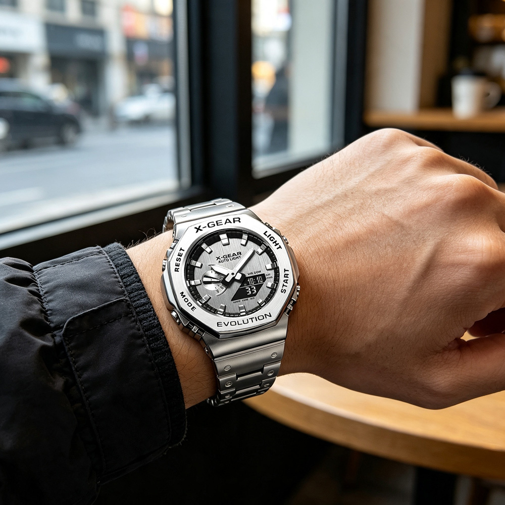 X-GEAR Dual Display Digital Sp - Smartwatch Digital Watches For Women recension och pris