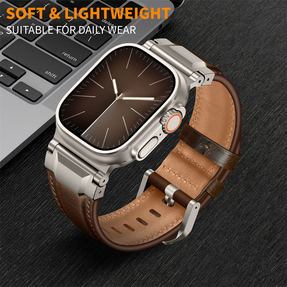 Classic Armor Design Leather B - Smartwatch Slim Watches For Men recension och pris