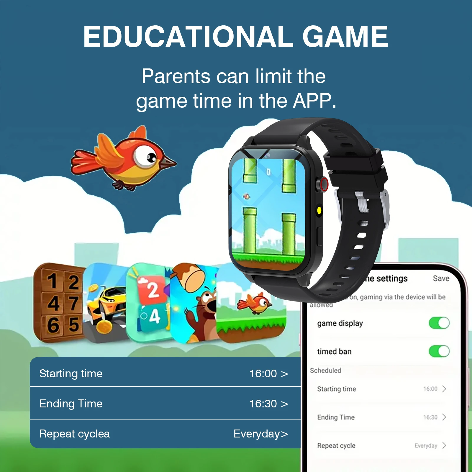 Kids′s Smart Watch 18 Games Ca - Smartwatch Watches For Kid Girl recension och pris
