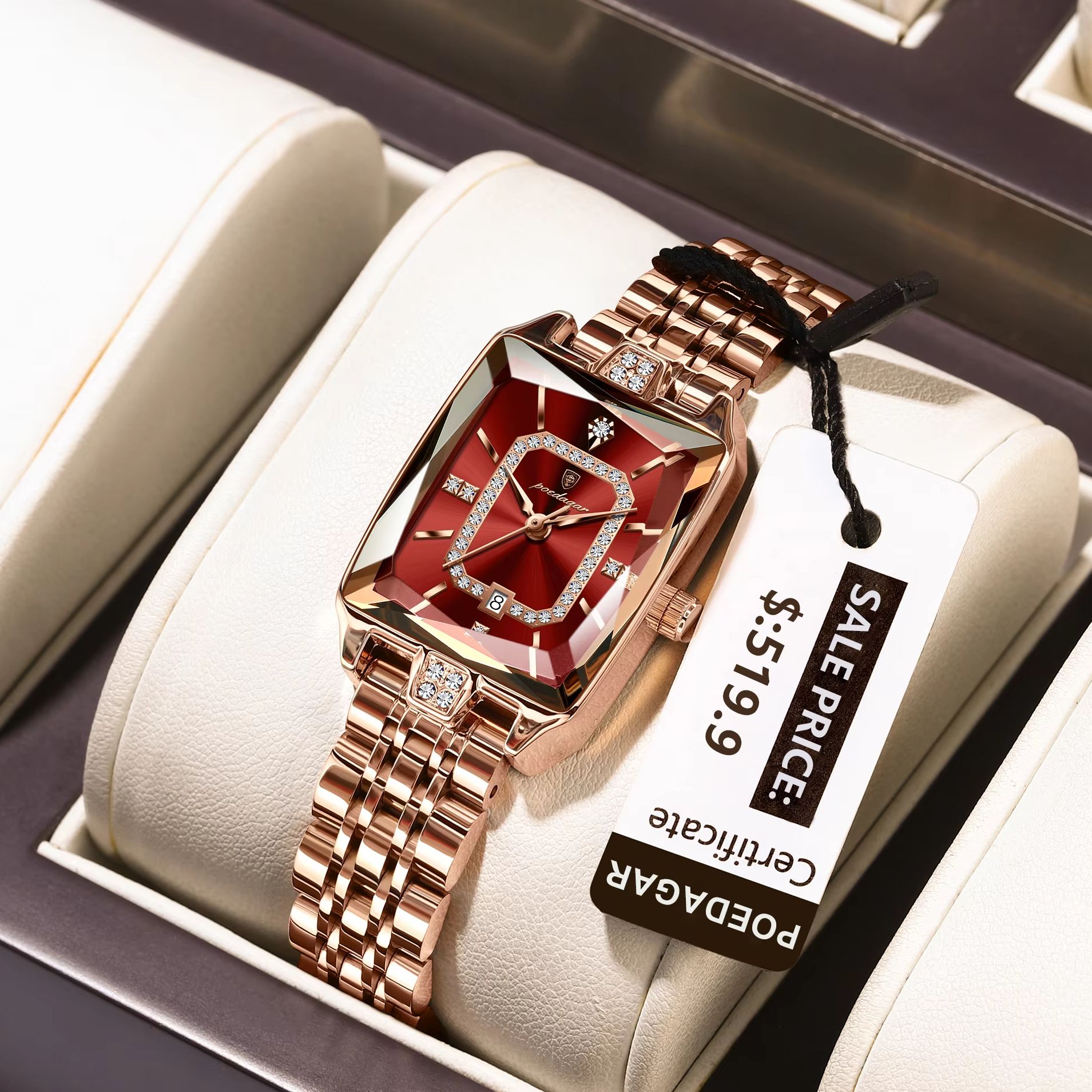 POEDAGAR Fashion Elegant Women - Waterproof Diving Watch recension och pris